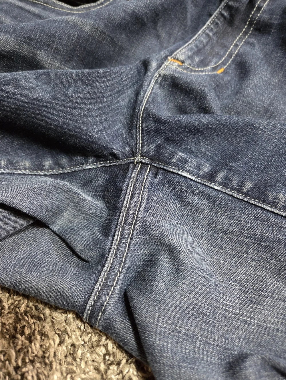 Eileen Fisher Organic Cotton Dark Wash Stretchy Skinny Jeans Size 10 - Picture 13 of 15